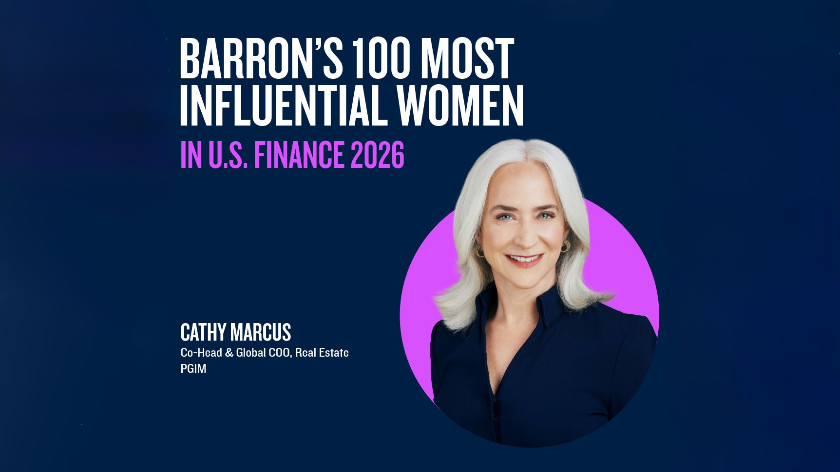 Cathy Marcus Barron's 100 Most Influential Women in 2026